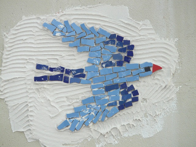 Mosaikk Fugl Svelge